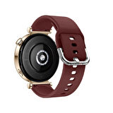 Huawei Watch GT6 41mm İle Uyumlu Yumuşak PureLux Soft Tokalı Silikon Kordon