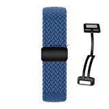 Sneezy Huawei Watch GT5 41mm İle Uyumlu FiberLink Manyetik Tokalı Kumaş Örgü Kordon
