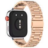 Huawei Watch Fit 4 Fit 4 Pro Uyumlu Paslanmaz Döküm Çelik Metal Kordon Dayanıklı ve Şık