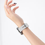 Sneezy Huawei Watch GT3 46mm GT2 46mm İle Uyumlu Spor Silikon Metal Tokalı Soft Saat Kordonu