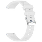 Sneezy Huawei Watch GT5 Pro 42mm İle Uyumlu SoftFlex Metal Tokalı Spor Silikon Akıllı Saat Kordonu