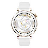 Sneezy Huawei Watch GT5 Pro 42mm İle Uyumlu SoftFlex Metal Tokalı Spor Silikon Akıllı Saat Kordonu