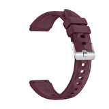 Sneezy Huawei Watch GT5 41mm İle Uyumlu Prism Metal Tokalı Soft Yumuşak Silikon Kordon