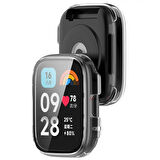 Xiaomi Redmi Watch 3 Active / Lite Uyumlu Güçlendirilmiş 360 Kasa ve Ekran Koruyucu