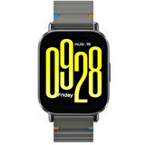 Redmi watch 5 Lite 5 Active İle Uyumlu Dalga Desenli Tokalı Yumusaş Soft Silikon Kordon