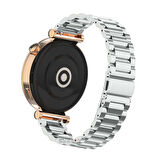 Huawei Watch Gt5 41mm İle Uyumlu Ironweft Paslanmaz Döküm Çelik Metal Kordon