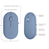 Tüm Macbook Modelleriyle Uyumlu B180 630-012736 Sessiz Optik Kablosuz Mouse Pilli