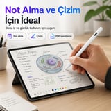 iPad 10. Nesil 10.9 inç ile Uyumlu NotePen Gen3 Stylus Kalem Avuç İçi Algılama Eğim Destekli