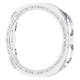 Samsung Galaxy Watch 8 40mm İle Uyumlu Zarif Kristal Taşlı Kasa Koruyucu Kılıf