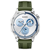 Sneezy Huawei Watch GT5 46mm ile Uyumlu Metal Tokalı Dikiş Detaylı Şık Dokuma Silikon Kordon