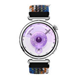 Sneezy Huawei Watch GT6 41mm İle Uyumlu FiberLink Manyetik Tokalı Kumaş Örgü Kordon