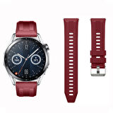 Sneezy Huawei Watch GT3 46mm GT2 46mm İle Uyumlu Spor Silikon Metal Tokalı Soft Saat Kordonu