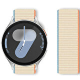 Samsung Galaxy Watch 4 5 6 7 Seri 40 42 43 44 46 47mm Cırt Cırtlı Yumuşak Spor Kumaş Örgü Kordon