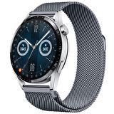 Huawei Watch GT3 46mm GT3 Pro 46mm Gt2 46mm Gt2 Pro 46mm Uyumlu Manyetik Milanese Loop Metal Kordon