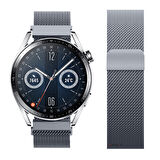 Huawei Watch GT3 46mm GT3 Pro 46mm Gt2 46mm Gt2 Pro 46mm Uyumlu Manyetik Milanese Loop Metal Kordon