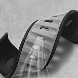 Apple Watch 42mm 44mm 45mm S10 46mm Ultra 49mm Çift Renkli Spor Silikon Kordon Nefes Alabilir