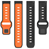 Huawei Watch GT5 46mm ve GT5 46mm İle Uyumlu Çift Renkli Spor Silikon Kordon Nefes Alabilir Konforlu