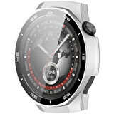 Huawei Watch GT5 Pro 46mm Kasa Uyumlu Kılıf Sert PC Kasa ve Ekran Koruyucu Kılıf