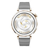 Sneezy Huawei Watch GT5 Pro 42mm İle Uyumlu SoftFlex Metal Tokalı Spor Silikon Akıllı Saat Kordonu