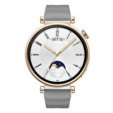 Sneezy Huawei Watch GT4 41mm İle Uyumlu SoftFlex Metal Tokalı Spor Silikon Akıllı Saat Kordonu