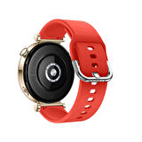 Huawei Watch GT5 41mm İle Uyumlu A Kalite Yumuşak PureLux Soft Tokalı Silikon Kordon
