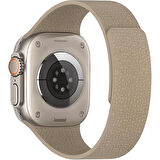 Apple Watch 2-3-4-5-6-7-8-10 & SE Uyumlu Manyetik Desenli Spor Silikon Kordon (38/40/41 & 42 mm)