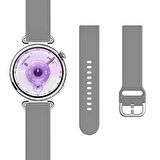 Huawei Watch GT6 41mm İle Uyumlu Yumuşak PureLux Soft Tokalı Silikon Kordon