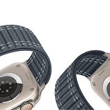 Apple Watch Uyumlu 44 45 46mm Utra 49mm Fabric Spor Yumuşak Kumaş Kordon Seri 2 3 4 5 6 Se 7 8 9 10