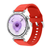 Huawei Watch GT6 41mm İle Uyumlu Yumuşak PureLux Soft Tokalı Silikon Kordon