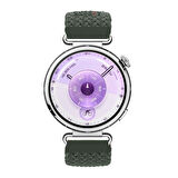 Sneezy Huawei Watch GT6 41mm İle Uyumlu FiberLink Manyetik Tokalı Kumaş Örgü Kordon