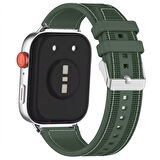 Redmi Watch 5 Active Redmi 5 Lite Uyumlu Kordon Dikiş Desenli Dokuma Silikon Kordon