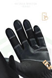 Su Geçirmez Softshell Unisex Bisiklet, Motosiklet Eldiven Dokunmatik Kışlık Rüzgar Geçirmez Kaymaz