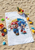 Sonic Plaj Havlusu – "Sonic Plaj Havlusu – Süper Hızlı Plaj Eğlencesi!