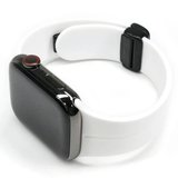 Ally Apple Watch 7-8 41mm 6-5-4 40mm Manyetik Uçlu Silikon Kayış Kordon 3-2-1 38m