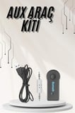 Yeni Nesil Bluetooth Aux Araç Kiti Siyah TV Tablet Telefon Araç Araba