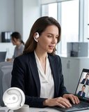 Bluetooth Kulaklık Çift Mikrofonlu Uzun Kullanım Süreli ve Hızlı Şarj Özelli