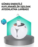 Pratik Katlanabilir Solar Led Aydınlatma Lambası