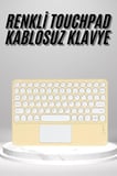 Touchpad Uyumlu Bluetooth Klavye Slim Kablosuz Wifi Q Klavye