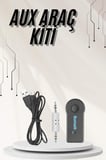 Yeni Nesil Bluetooth Aux Araç Kiti Siyah TV Tablet Telefon Araç Araba