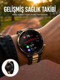 3 Bileklikli Amoled Akıllı Saat Bluetooth Çağrı ve Sağlık Takipli Yeni Nesil