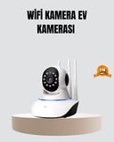 HD IP Kamera – Gece Görüşlü Hareket Sensörlü Mobil Takip ve Çift Yönlü Se