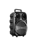 RGB Işıklı Bluetooth Karaoke Hoparlör Mikrofonlu USB TF Kart Destekli Taşınabi