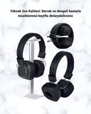 Renkli Işık Efektli Bluetooth 5.3 Müzik Kulaklığı Yeni Nesil