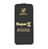 Iphone 11 Pro Max Super X Kavisli Ekran Koruyucu Kırılmaz Cam Ultra Kalınlık 0.4mm