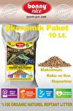 Bonny Nice Doğal Çam Pellet Sürüngen Taban Malzemesi 5 Kg 10 Lt (3 Adet)