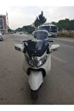 Suzuki Burgman 400 Ön cam 1999 2006 Model Yılı 64cm Şeffaf Renk 4mm Uzun Geniş Cam