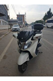 Suzuki Burgman 400 Ön cam 1999 2006 Model Yılı 64cm Şeffaf Renk 4mm Uzun Geniş Cam