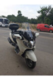 Suzuki Burgman 400 Ön cam 1999 2006 Model Yılı 64cm Şeffaf Renk 4mm Uzun Geniş Cam