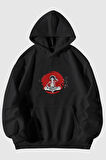 Korsan Luffy Baskılı Unisex Kanguru Cepli Kapüşonlu Sweatshirt Hoodie | S