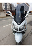Sym Gts Evo 250 Ön cam 2006 2013 Model Yılı 63cm Siyah Renk 4mm 10cm daha Uzun